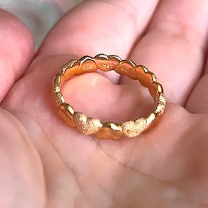 Authentic Pandora Rose Matte Brilliance Heart Ring (2019 Spring Collection)